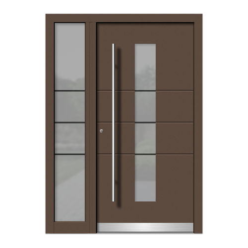 Entry door - HA147+ST - DOORS, d.o.o. - wooden / aluminum / swing