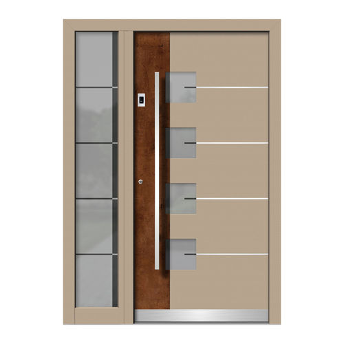 Entry door - HA152E+ST - DOORS, d.o.o. - wooden / aluminum / swing