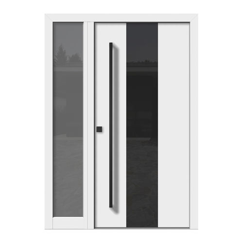 Entry door - HA306+ST - DOORS, d.o.o. - wooden / aluminum / glass