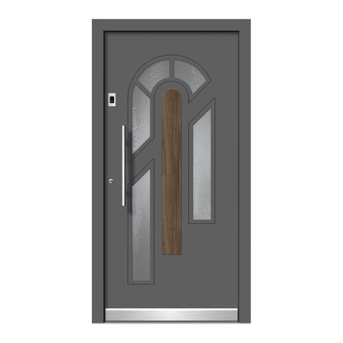 Entry door - HA508 - DOORS, d.o.o. - wooden / aluminum / swing