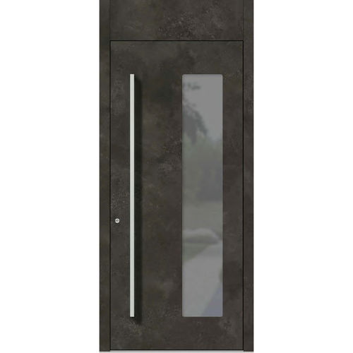 Entry door - HS905 - DOORS, d.o.o. - ceramic / steel / glass