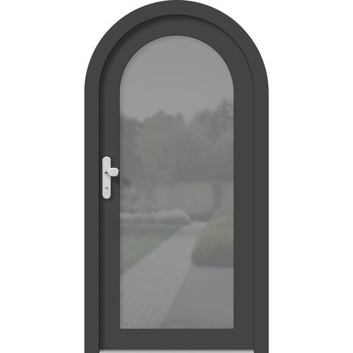 Entry door - HA148+ST - DOORS, d.o.o. - wooden / aluminum / swing