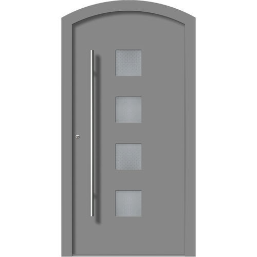 Entry door - HA126+ST - DOORS, d.o.o. - wooden / aluminum / swing