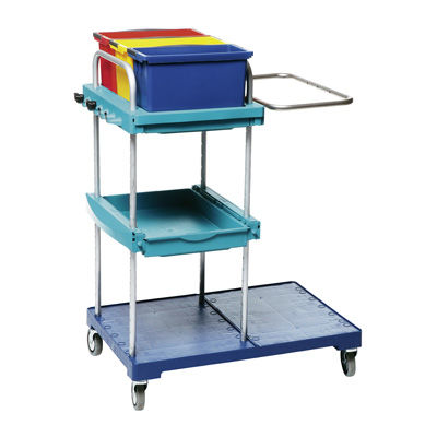 Cleaning trolley - SmartCar Basic Plus - Wetrok - commercial / plastic / metal