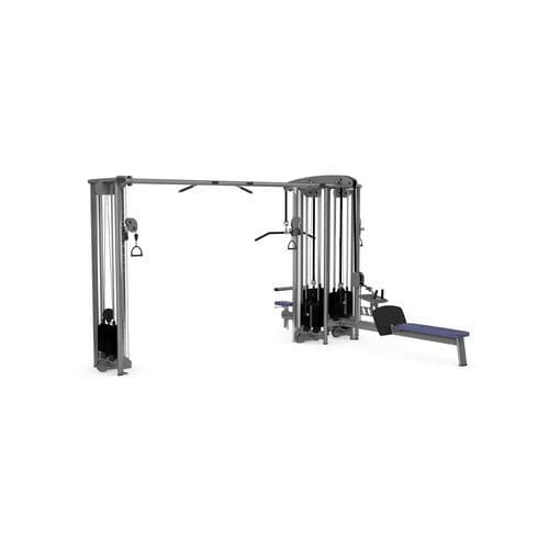 Extension weight training machine - 4117 5 - gym80 International GmbH - back / pull-up / indoor