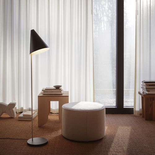 Floor-standing lamp - MOSAIK  - LYFA - brass / painted steel / contemporary