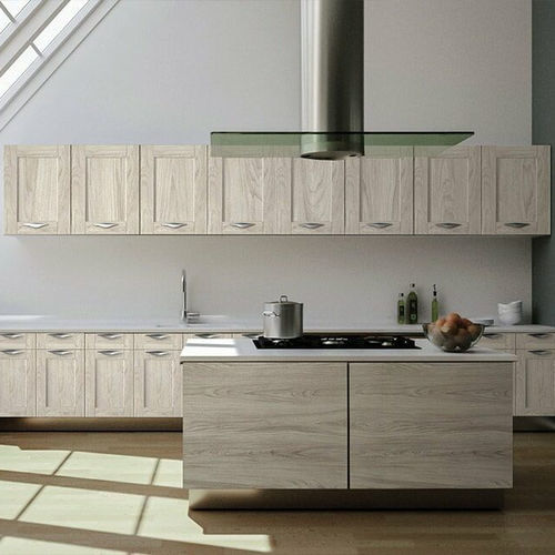 Contemporary kitchen - CLÁSICAS  - GRUPO STYLO INTERIORISMO SL - wooden / island / L-shaped