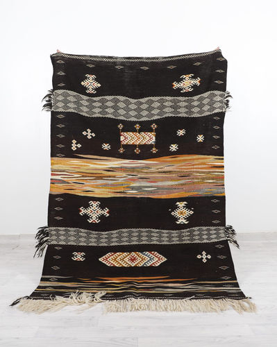 Vintage rug - 64-1-3-2-5-4 - MUSMUS RUGS - patterned / rectangular / hand-woven