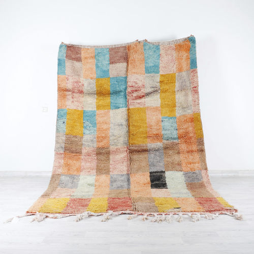 Contemporary rug - 83-4-1 - MUSMUS RUGS - plaid / rectangular / hand-woven