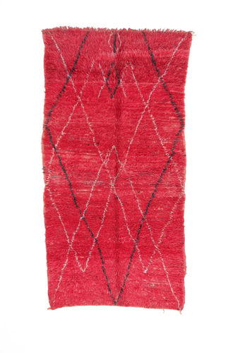 Vintage rug - 65 - MUSMUS RUGS - patterned / wool / rectangular