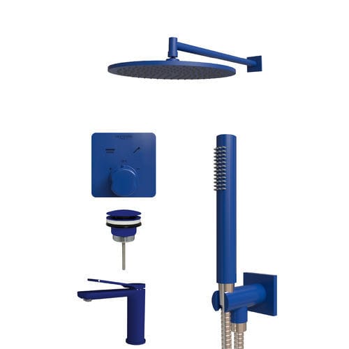 Wall-mounted shower set - 139112 - Grandsire Paris - ceiling-mounted / contemporary / with hand shower