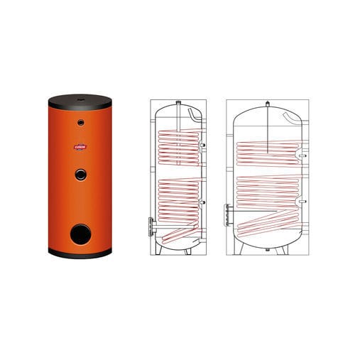 Solar boiler - SPS SERIES  2 - LA NUOVA COTERM SRL - with water heater / residential / indoor