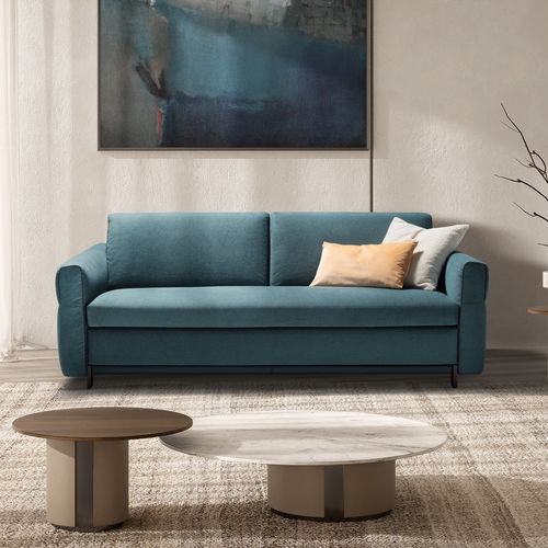 Sofa bed - Henry - SARTORIS by MAXDIVANI - contemporary / fabric / with armrests