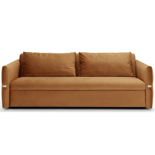 Sofa bed - YLENIA - SARTORIS by MAXDIVANI - contemporary / wooden / with armrests