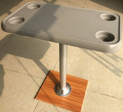 Plastic table top - Rectangle  - Foshan 1 Boat hardware Co. Ltd. - for boat / gray