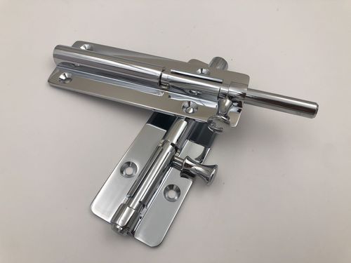 Chrome-plated brass barrel bolt - 135mm - Foshan 1 Boat hardware Co. Ltd. - for door