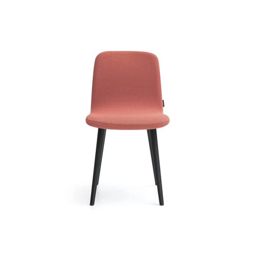 Contemporary chair - DIRA - TM Leader Contract - indoor / wooden / fabric