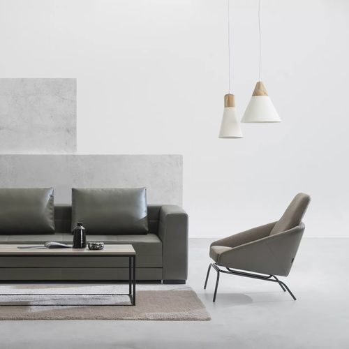 Contemporary armchair - ORIGAMI - TM Leader Contract - paper / fabric / metal