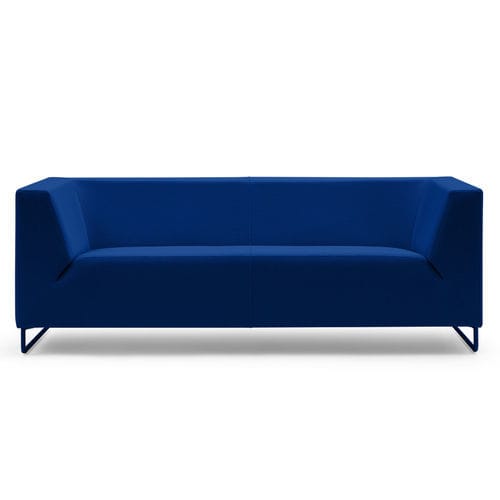 Contemporary sofa - TEO - TM Leader Contract - fabric / modular / blue