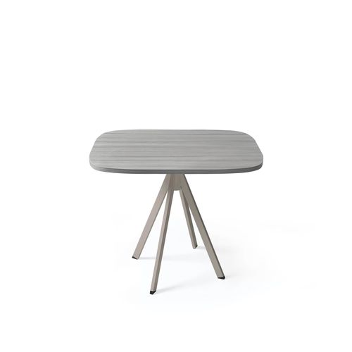 Contemporary coffee table - ARISA - TM Leader Contract - solid wood / melamine / metal base