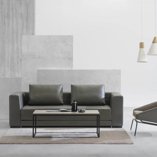 Contemporary coffee table - HAKON - TM Leader Contract - wood veneer / MDF / melamine