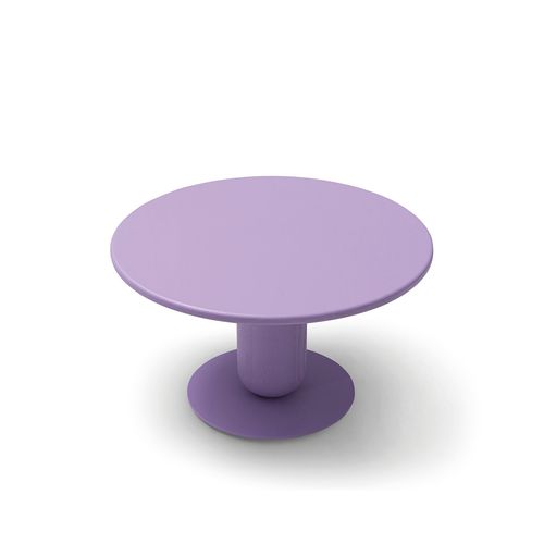 Contemporary table - MOSU - TM Leader Contract - wooden / wooden base / round