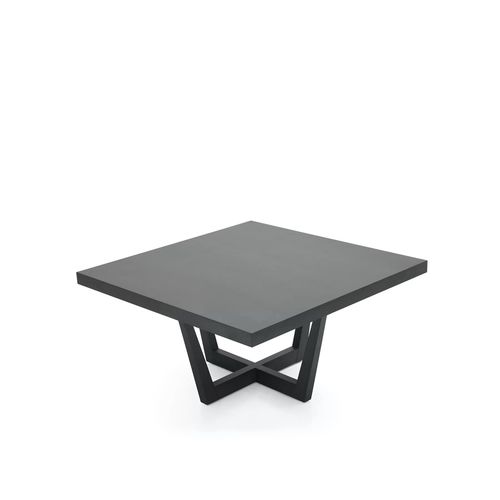 Contemporary coffee table - TOKEL - TM Leader Contract - MDF / solid wood / solid wood base