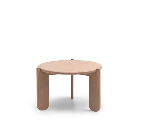Contemporary side table - UMBRA - TM Leader Contract - wooden / wooden base / curved