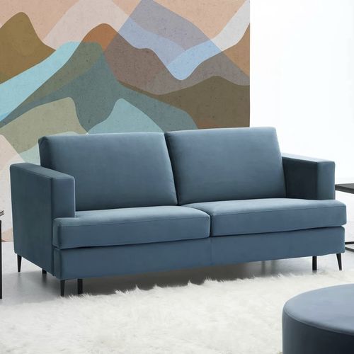 Bed sofa - JANN - TM Leader Contract - contemporary / steel / gray
