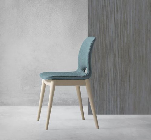 Contemporary chair - SEN - TM Leader Contract - indoor / polyurethane / fabric