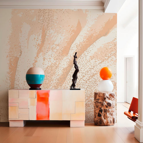 Contemporary wallpaper - XXL Glow - SPAGHETTIWALL - cellulose fiber / nonwoven fabric / patterned