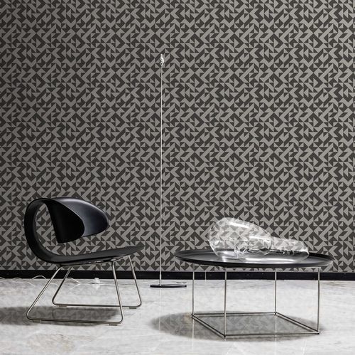 Contemporary wallpaper - Route Two - SPAGHETTIWALL - cellulose fiber / nonwoven fabric / patterned