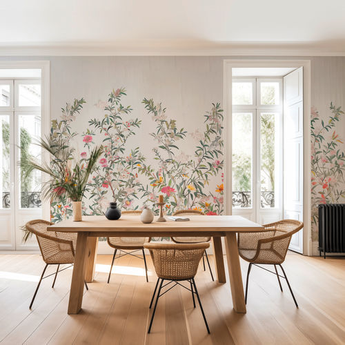 Contemporary wallpaper - Bliss - SPAGHETTIWALL - cellulose fiber / nonwoven fabric / floral