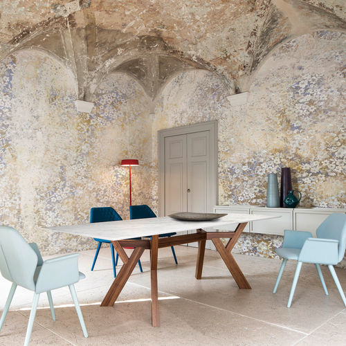 Contemporary wallpaper - Flower Fresco - SPAGHETTIWALL - cellulose fiber / nonwoven fabric / floral
