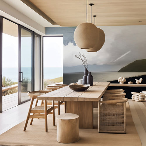 Contemporary wallpaper - Procida - SPAGHETTIWALL - cellulose fiber / nonwoven fabric / panoramic