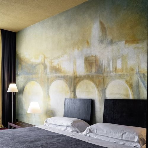Contemporary wallpaper - Ultima Luce - SPAGHETTIWALL - cellulose fiber / nonwoven fabric / panoramic