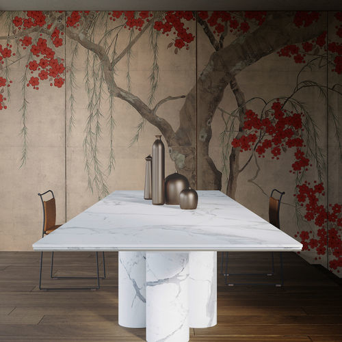 Contemporary wallpaper - Okinawa - SPAGHETTIWALL - cellulose fiber / nonwoven fabric / floral