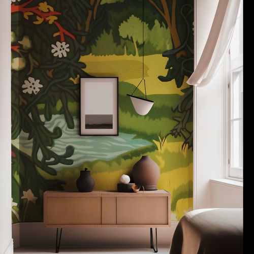 Contemporary wallpaper - Sogno - SPAGHETTIWALL - cellulose fiber / nonwoven fabric / nature pattern