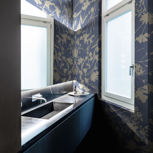Contemporary wallpaper - Flower Serenade - SPAGHETTIWALL - cellulose fiber / nonwoven fabric / floral