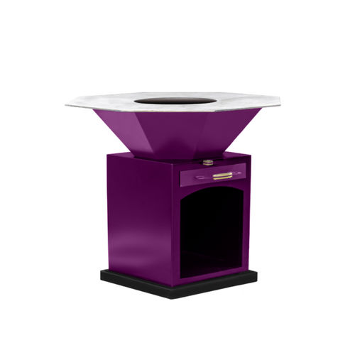 Wood-burning fire pit - Auguste 1200 - FBC-TONTON GLOUTON - charcoal / steel / other shapes
