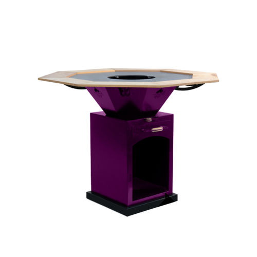 Wood-burning fire pit - Fernand 1000 - FBC-TONTON GLOUTON - charcoal / steel / other shapes