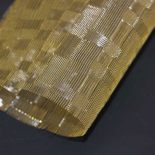 Stainless steel woven wire fabric - QKTH2-16A - HEBEI JOINWIN ARCHITECTURAL DESIGN CO.,LTD - bronze / copper / for interior