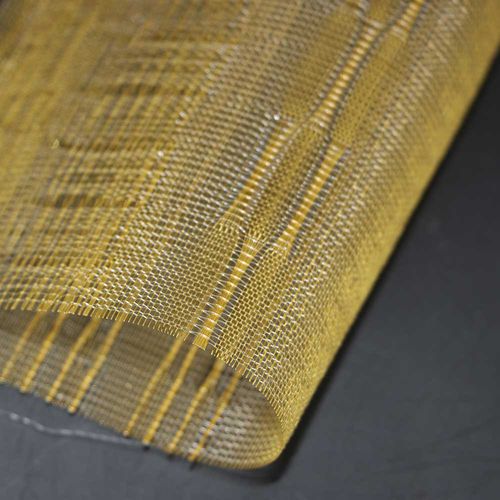 Stainless steel woven wire fabric - QKTH-05 - HEBEI JOINWIN ARCHITECTURAL DESIGN CO.,LTD - bronze / copper / for interior