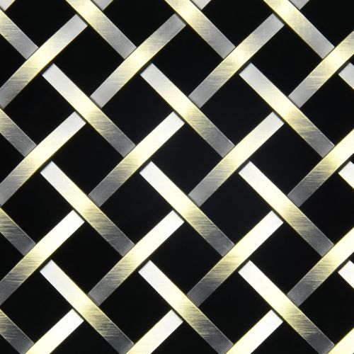 Stainless steel wire mesh - QKCWM-06 - HEBEI JOINWIN ARCHITECTURAL DESIGN CO.,LTD - brass / copper / aluminum