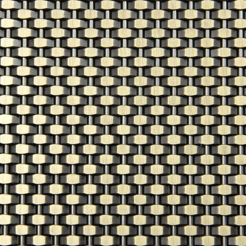 Stainless steel wire mesh - QKCWM-17 - HEBEI JOINWIN ARCHITECTURAL DESIGN CO.,LTD - brass / copper / aluminum