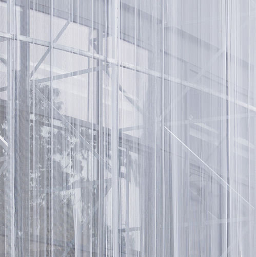 Wire mesh curtain - QKMCD-05 - HEBEI JOINWIN ARCHITECTURAL DESIGN CO.,LTD - plain / aluminum / copper