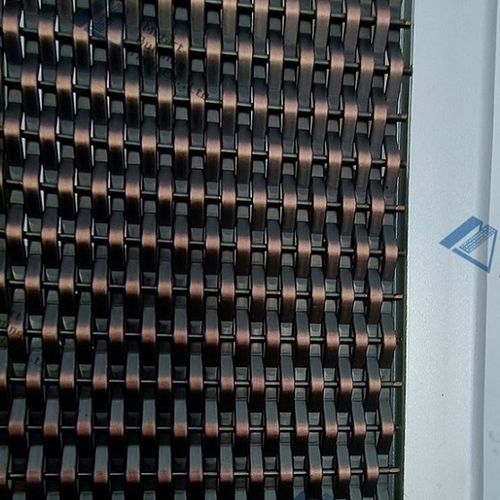 Panel privacy screening - METART-WW03 - Metart Building Tech Co.,Ltd - meshing / copper-coated steel / stainless steel