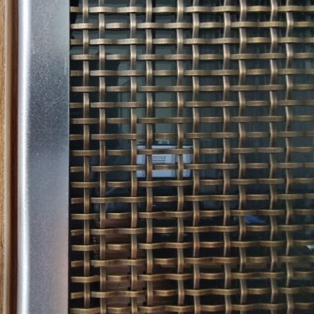 Stainless steel wire mesh - METART-WW05-22084E - Metart Building Tech Co.,Ltd - for furniture / elongated mesh / square mesh