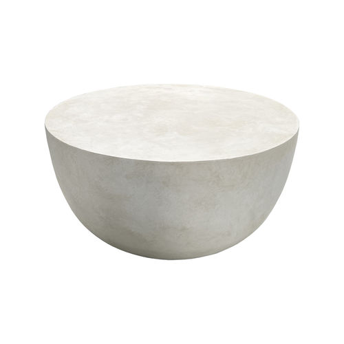 Contemporary coffee table - RT-0002 - Guangdong Ronglin New Material technology .Co.,Ltd - concrete / concrete base / round