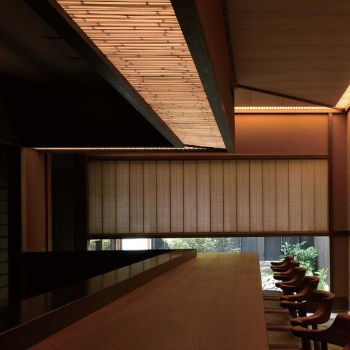 Bamboo stretch ceiling - A Series - TAKEROKU Co.,Ltd - strip / indoor / decorative